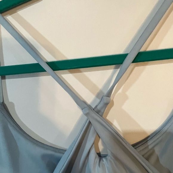 Aeropostale size XL romper/dress combo in cute dusty blue EUC - Picture 11 of 16